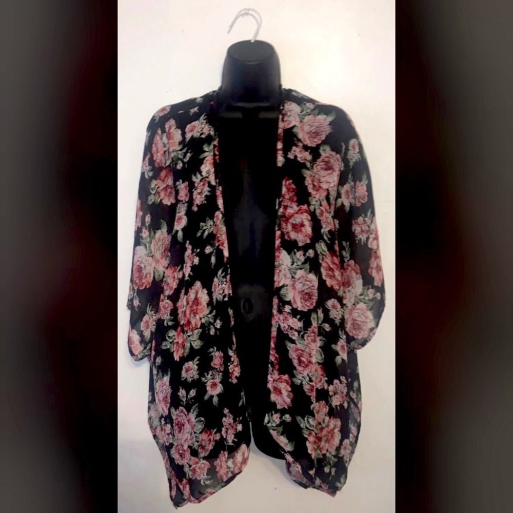 Floral Sheer Cover Up